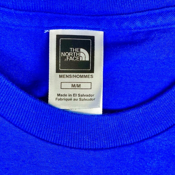 The North Face Blue And Neon Yellow T-shirt - Picture 5 of 5
